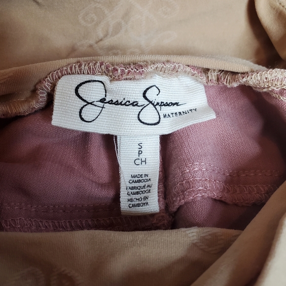 JESSICA SIMPSON maternity pink corduroy pants SIZE S - Picture 6 of 6